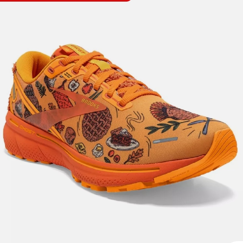 Brooks GHOST 14 Trot Happy Thanksgiving turkey Running shoes
